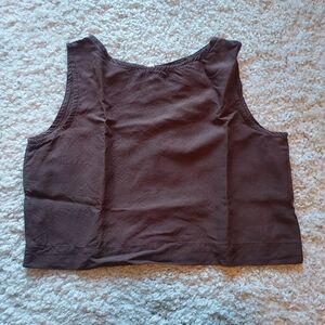 Shelter Lou Tank Silk Linen Earth XL